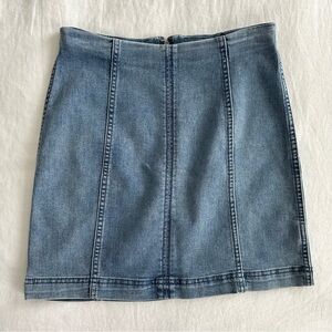 Free People Modern Femme Denim Mini Skirt